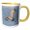Yellow/White, variant on 3drose, Super Moon over Water Canyon, Cibola National Forest, New Mexico, 11oz Two-tone Yellow Mug