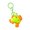 Green, variant on Fun Wind Up Fish Keychain ABS Shell Sturdy for Bag Backpack Key Ring