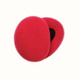 thumbnail image 2 of Bandless Ear Warmers/Fleece Earmuffs with - Red, Large, 2 of 7