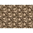 thumbnail image 1 of Ahgly Company Machine Washable Indoor Rectangle Transitional Night Red Area Rugs, 5' x 7', 1 of 7