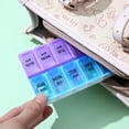 thumbnail image 6 of TNSAWRRYOE Double-Row 14-Compartment Braille-Labeled Weekly Pill Organizer with Independent Morning&Evening Compartments for Medication Storage, 6 of 7