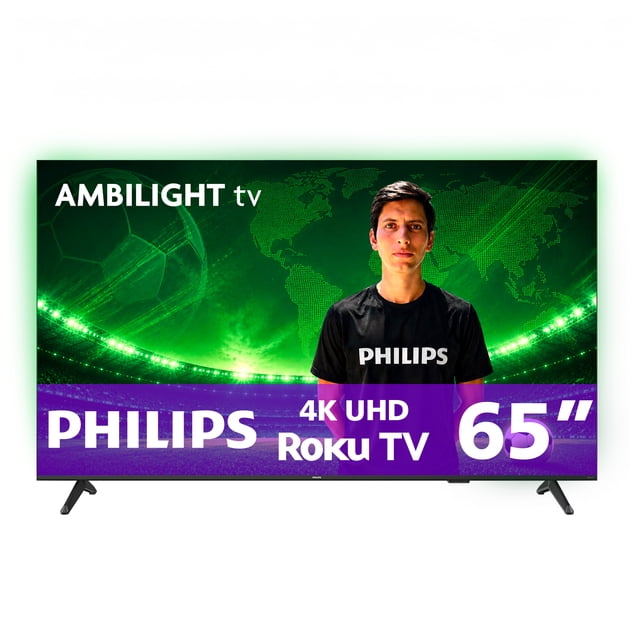 Pantalla Philips 65 Pulgadas 4K UHD LED Roku TV 65PUL7875/F8S
