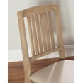 thumbnail image 3 of Linon Lafitte Folding Dining Chair, Set of 2, Graywash/Beige, 3 of 19