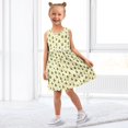 thumbnail image 7 of Girls Dress Christmas Tree Polka Dots Sleeveless Dress for Girls Hem A-Line Casual Sundress, 7 of 7