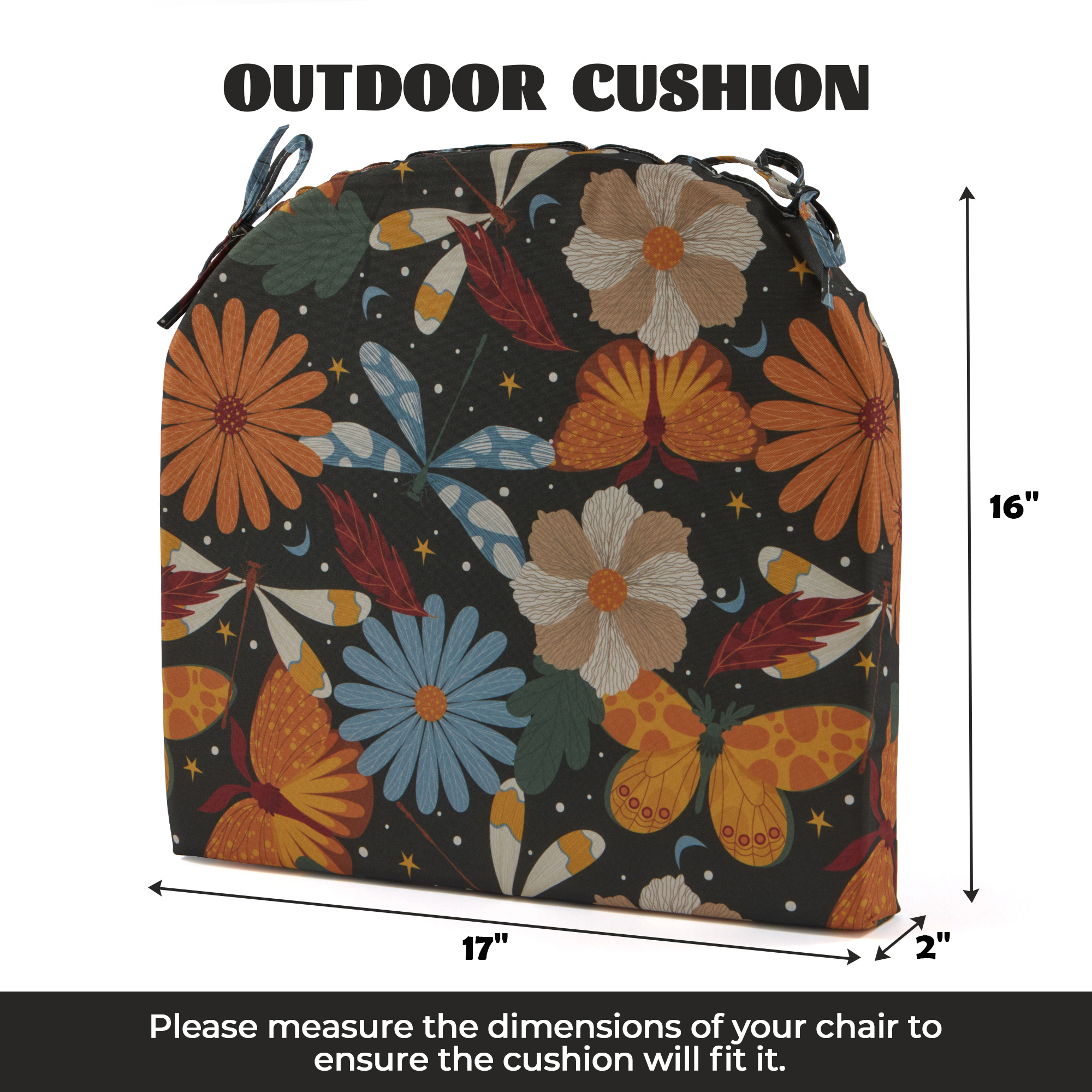 UNIKOME Outdoor Cushions 17x16 Inch, 4-Pack photo 3