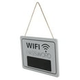thumbnail image 5 of WHAMVOX WIFI Sign for Business Wooden Plaque Home Decor Reusable Wood Network Password Display Sign for Guests for Hotels and Offices, 5 of 7