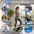 thumbnail image 4 of Generic 10.47 in x 19.29 in Stepper with Resistance Bands and LCD Display, Black Step Platforms, 4 of 7