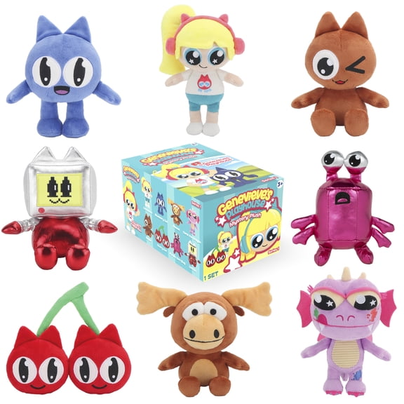 Genevieve's Playhouse Mystery Plush – Series 1, Educational Content, Blind Box, 1 of 8 Possible, Official Genevieve's Playhouse Brand Merch, Styles May Vary
