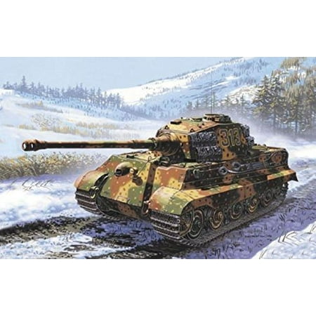 Italeri WW2 German King Tiger - 1/72 Plastic Model Tank (Best Ww2 Tank Games)