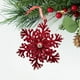 thumbnail image 5 of RKSTN christmas deals Burgundy Bow Christmas Decoration Flocking Hanging Christmas Tree Decoration Hanging Decoration, 5 of 6