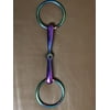 Rainbow Multi Color Loose Ring Snaffle Horse Bit Stainless Steel Tack Equestrian