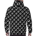thumbnail image 7 of Wukai Golf Balls Print Men Hoodies Fleece Sweatshirts Long Sleeve Sweaters Pullover Fall Outfits Winter Clothes-Large, 7 of 7