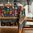 thumbnail image 3 of Mindunm Mexico Tablecloth 60x84 Inch, Cinco De Mayo Fiesta Washable Table Cover for Party Picnic Dinner Decor, 3 of 6