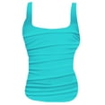 thumbnail image 5 of Duoif Tankini Tops for Women Swimwear Top Tummy Bathing Suit Top No Bottom Womens Swimsuits Mint Green XS, 5 of 5