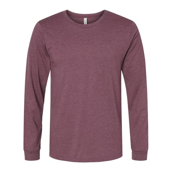 BELLA + CANVAS Unisex Heather CVC Long Sleeve Tee