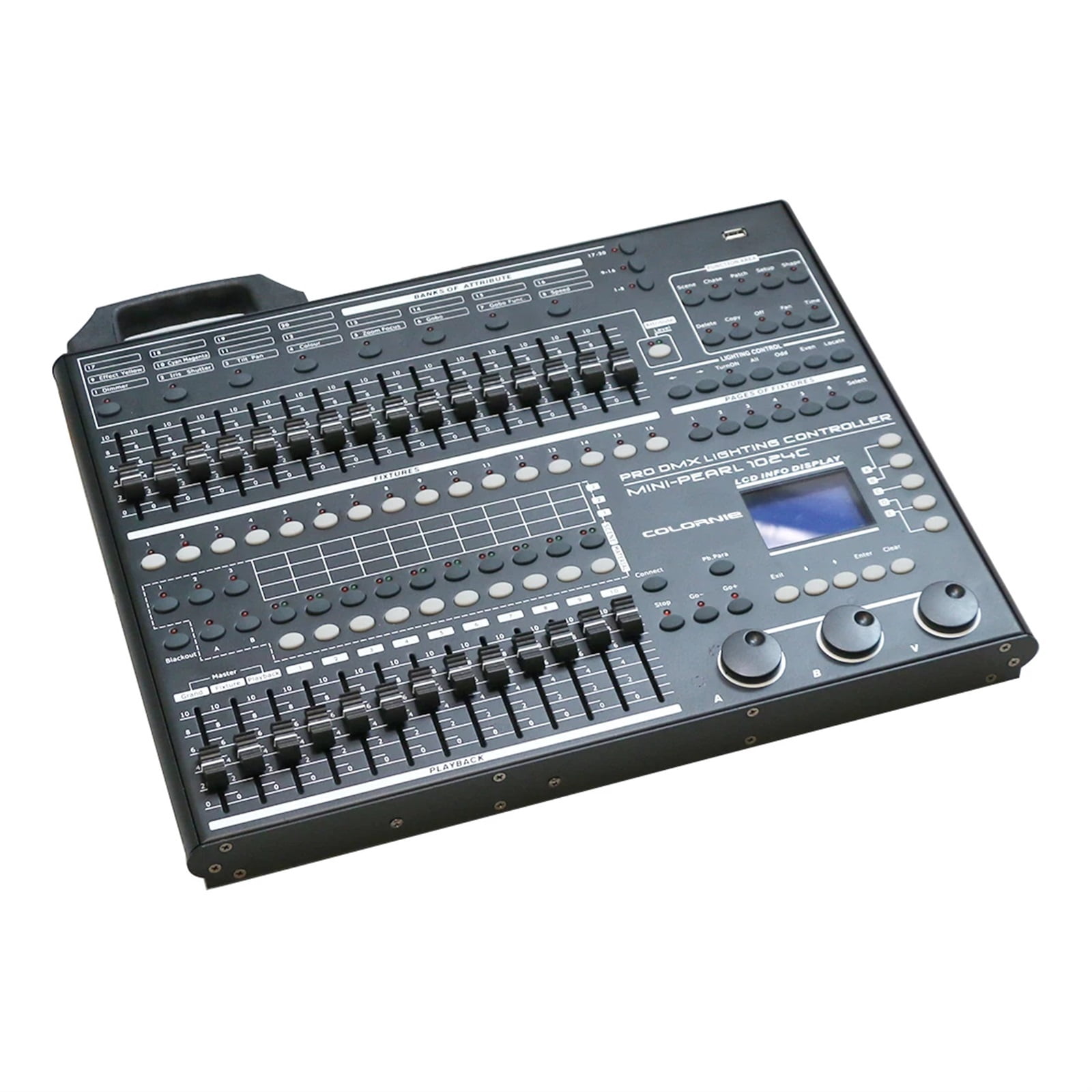 Powerful 1024 Ultra-thin DMX Controller DMX512 Console Suitable For Moving Head Light Par Light Series Stage Light Equipment ,Precision Control and Adjustment