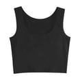 thumbnail image 4 of YAYUBA Womans Tank Tops Women's Casual Round Neck T Shirt for SummerDaily Wear Vacation Outing Comfortable Pure Color Tee With Jeans And Pants Summer Going Out Clothes Outfits 2026, 4 of 4