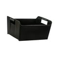 thumbnail image 2 of Cubo de hielo para bebidas, contenedor frío, caja para cerveza, cesta para cerveza, contenedor de almacenamiento fácil de limpiar, cubo enfriador de Negro, 2 of 8