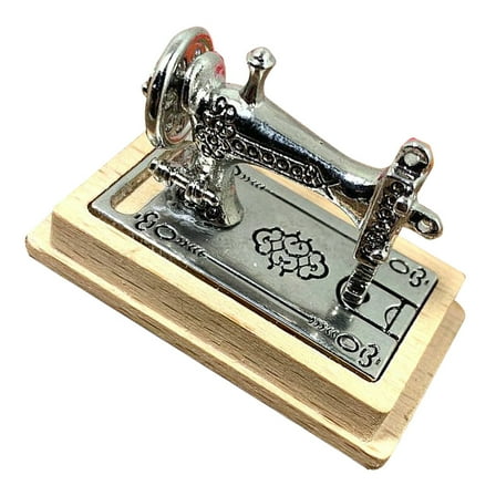 BALAHAPY Vintage Miniature Sewing Machine Synthetic Material 1Pcs 1.8x1x1in