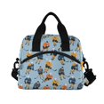 thumbnail image 6 of FORMRS Reusable Lunch Bag for Work School Leakproof Insulated Cooler with Adjustable Shoulder Strap, Cartoon Hockey Pattern, 6 of 6