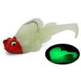 thumbnail image 2 of Leurre de Pêche Sautant Poisson Artificiel Tête Poisson Appât Mou Appât Appât vers, 2 of 6
