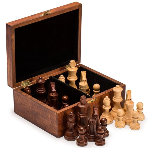 Set de ajedrez Husaria Staunton Tournament nº 5 con caja de madera