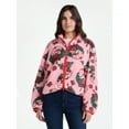 thumbnail image 2 of Strawberry Shortcake Women’s Christmas Print Woobie Fleece Jacket, Sizes XXS-XXL, 2 of 6