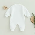 thumbnail image 4 of Okbabeha Newborn Baby Boy Fall Winter Onesie 0 3 6 9 12 18Months Warm Fleece Long Sleeve Bubble Romper Jumpsuit Outfits, 4 of 7