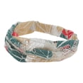 thumbnail image 5 of Unique Bargains 1 Pc Headband Maple Leaf Lace Wide Hairband for Women Red, Green, Apricot, 5 of 5