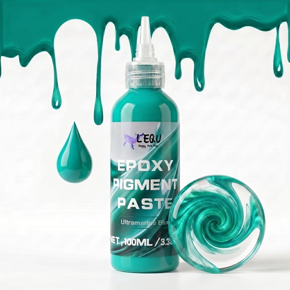 LEQU 100ml Ultramarine Blue Epoxy Pigment Paste