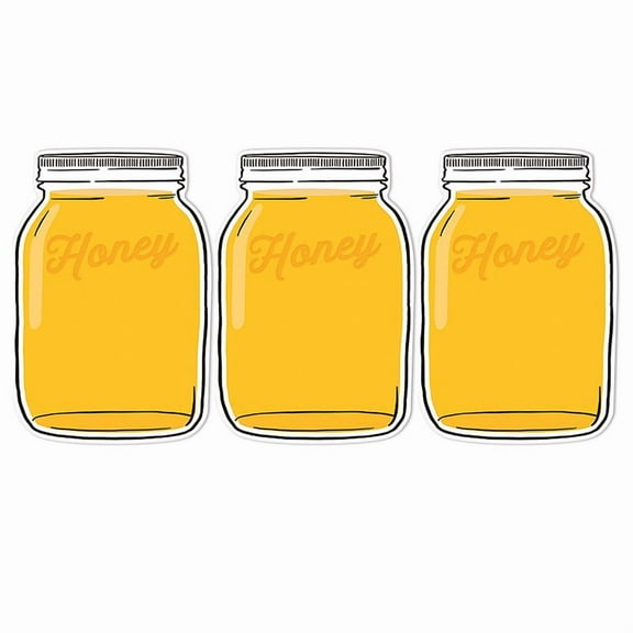 Eureka The Hive Mason Jar Paper Cut-Outs, 36 Per Pack, 3 Packs