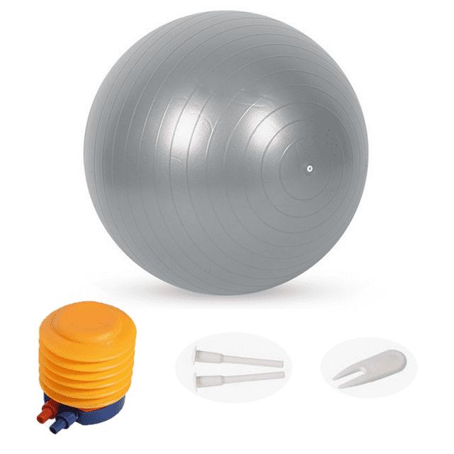 Extra Thick Yoga Ball Exercise Ball, for Balance, Stability, Pregnancy Quick Pump Included