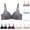 Dark Gray, variant on Plus Size Bras for Women Underwire Push Up Everyday Bra Comfort Full Figure Tshirt Bras Lightly Lifting Up Bralettes for Big Breasts Khaki 105D