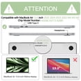 thumbnail image 2 of Funda Anban compatible con MacBook Air de 13,6 pulgadas y accesorios, 2 of 8
