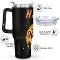 thumbnail image 3 of Halloween Pumpkin Ghost 40 oz Tumbler with Handle Rust Resistant Coffee Travel Mug Modern Tumbler for Spring Summer Camping Outdoor, 3 of 7