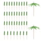 thumbnail image 1 of Sombrillas de bebida Palillos de cóctel de bambú Palitos de hojas de palmera 40Pack, 1 of 5