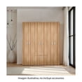 thumbnail image 3 of Ropero Closet 6 puertas y 2 cajones Color Madera RTA, 3 of 4