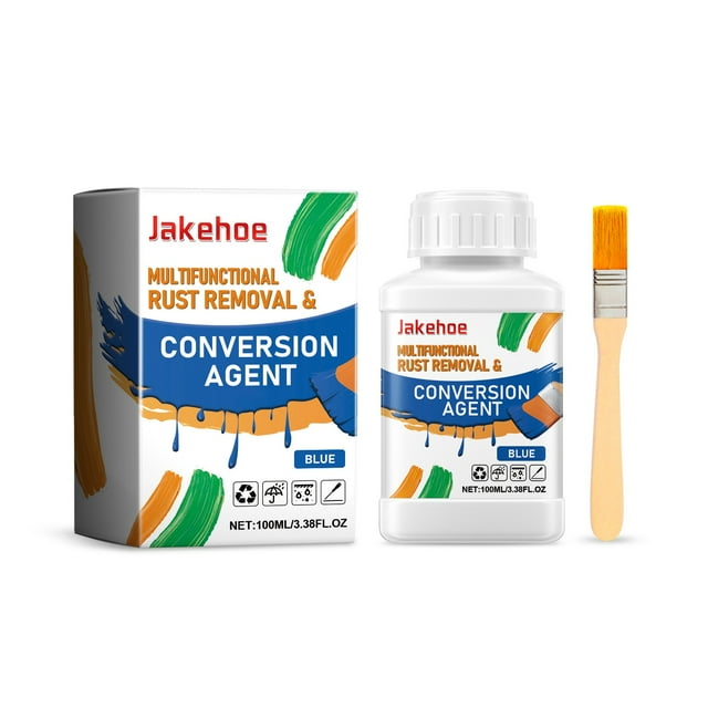 Professional Rust Converter & Metal Treatment | Industrial Strength Anti-Corrosion Formula | Water-Based Low VOC | 1kg Coverage 5-15m² | Includes Application Brush | For Automotive & Metal Equipment