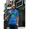 thumbnail image 2 of Abstract Planet Rave Style  T-Shirt Men -Image by Shutterstock, Male 3X-Large, 2 of 4