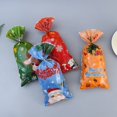 thumbnail image 1 of Bolsa de dulces navideña original, bolsa de regalo de Papá Noel, bolsa de regalo para fiesta navideña, galleta opp, boca plana, 1 of 1
