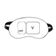 thumbnail image 1 of Teclado símbolo Ctrl V Máscara de sueño, 1 of 4