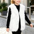 thumbnail image 2 of OJSFQUFP Kid's Fall and Winter Faux Vest Stylish Warm and Thickened Sleeveless Jacket, 2 of 6