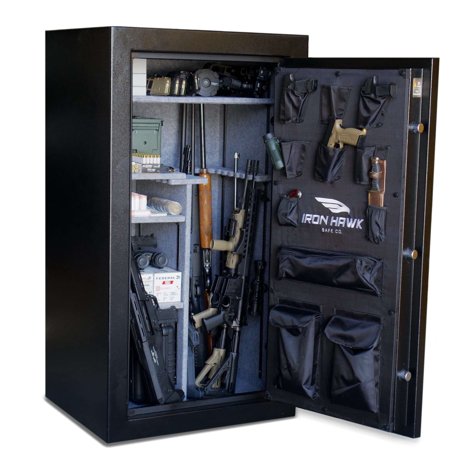 36 Gun Safe Extra Large Rifle Storage Digital Lock Heavy Duty Steel Secure Firearm Cabinet for Home & Range