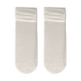 thumbnail image 4 of IWRICH Women's Minimalist Long Tube Hollowed-Out Summer Thin Ballet Dance Socks White, 4 of 4