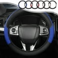 thumbnail image 1 of Sentmoon Housse de Volant de Voiture Protecteur de Poignée Fine Style Sportif Accessoire Intérieur Respirant pour Voitures, 1 of 7