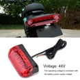 thumbnail image 1 of Electric Bicycle Rear Light, 48v Electric Led Light Rear Tail Warning Lamp Tail Light, 1 of 8