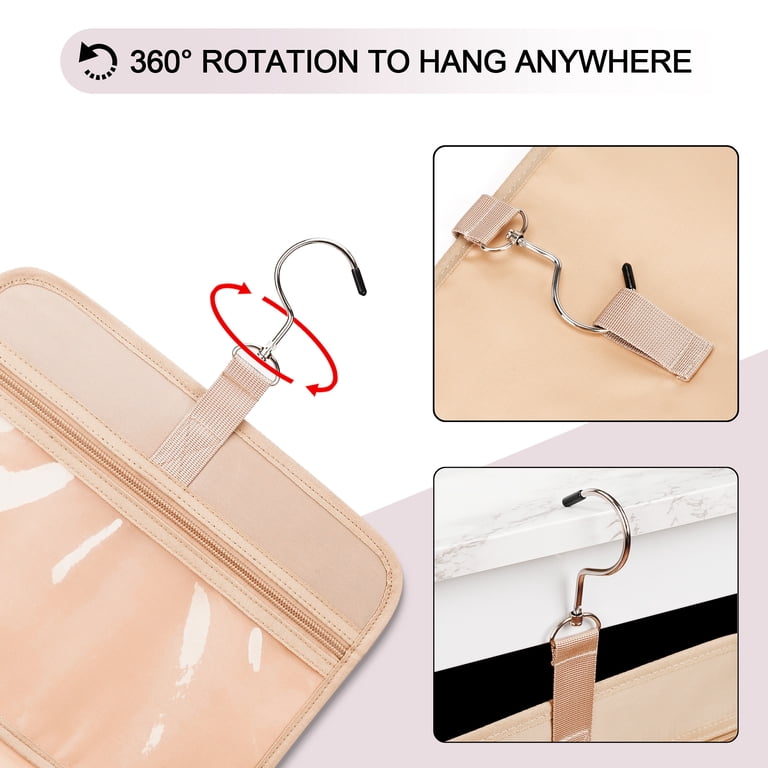 habe extra large hanging travel toiletry bag Capacity | Premium Organizer Bags For Men And Women resistant toiletry bag with 19 compartments Extra-Large Collapsible Hanging Toiletry Bag