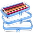 thumbnail image 1 of Funda rígida transparente con cierre, bolsa de plástico, bolsa de maquillaje transparente, 1 of 7