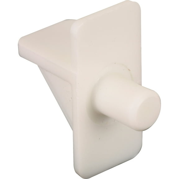 White Plastic Shelf Support Peg