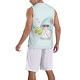 thumbnail image 5 of Gaeub Summer Gnome,Cute Gnome Men's Mesh Basketball Jersey, Quick-Drying Sleeveless Top S-4XL, Loose Muscle Tank Top -4X-Large, 5 of 9